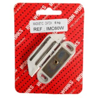 Fastpak Magnetic Cabinet Catch White 60mm 1pk