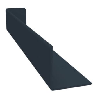 Fascia Single Leg External Corner Joint PVCu Woodgrain Black Ash 42x47x300mm