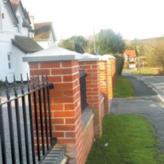 4 Way Weathered Pier Cap Concrete 40/80mm Pitch 400x400mm