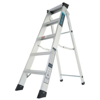 TB Davies EN131 HDUTY-S Professional Swingback Step Ladder Aluminium 5 Tread