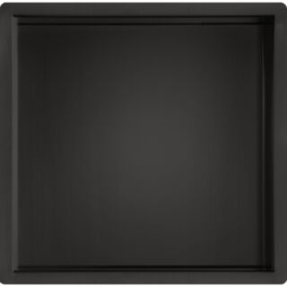 JTP Vos Inwall Shower Niche Matt Black 80x300x300mm
