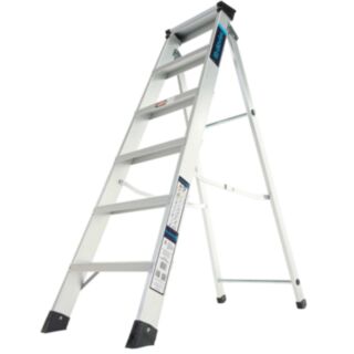 TB Davies EN131 HDUTY-S Professional Swingback Step Ladder Aluminium 6 Tread
