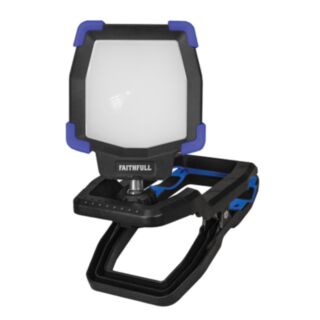 Faithfull LED Clip Light Rechargeable 30W 240V