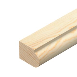 Cheshire Glass Staff Bead Pine 15x21x2400mm