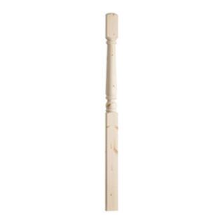 Cheshire Benchmark Half One Piece Newel Post Pine 91x91x1500mm