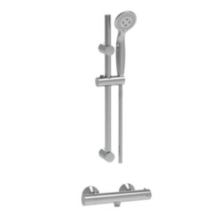 Saneux Intent Thermostatic Shower Mixer With Slide Rail Kit Chrome