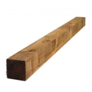 100x100mm Fence Post Treated Brown