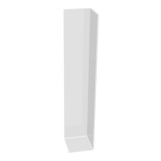 Fascia Double Leg External Corner Joint PVCu White 45x47x600mm