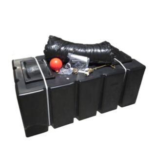 Polytank Rectangular Cold Water Storage Tank With Kit 50 Gallon (227ltr) 475x600x1150mm