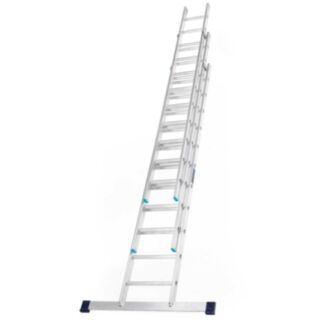 TB Davies EN131 TASKMASTER Professional Triple Extension Ladder Aluminium 3.00mtr To 7.45mtr