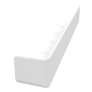 Fascia Single Leg External Corner Joint PVCu White 42x47x300mm
