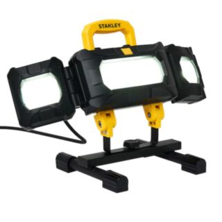 Stanley LED Three Headed Portable Work Light IP54 4500lm 50W