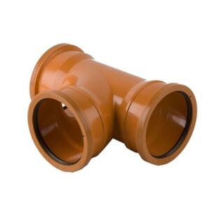 Underground 87.5° Equal Junction Triple Socket 160mm