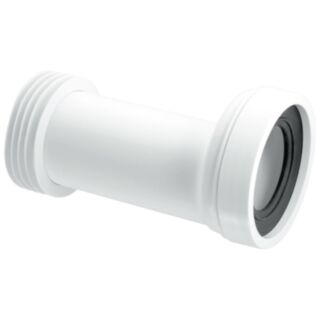 McAlpine 20mm Offset Adjustable Length Rigid WC Connector Outlet 4