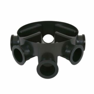 Underground Chamber Base 450mm Wide With 2 x 45° 110mm & 2 x 90° 110mm Branch Inlet