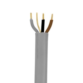 6243Y Cable 3 Core & Earth Grey 1.0mm² x 50mtr