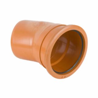 Underground 22.5° Short Radius Bend Single Socket 160mm