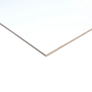 6mm White Faced Melamine MDF Board 1220x2440mm