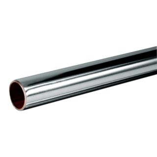 Tube Chrome Plated Copper EN1057 22mm x 2mtr