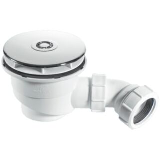 McAlpine Shower Trap With 110mm Chrome Plated Flange & Multifit Outlet 1½
