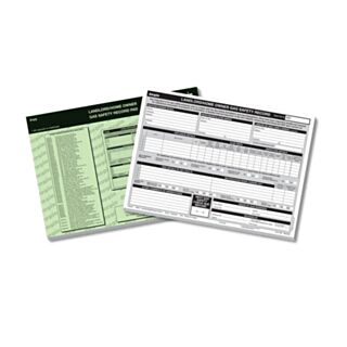 Regin Landlord/Home Owner Gas Safety Record Pad
