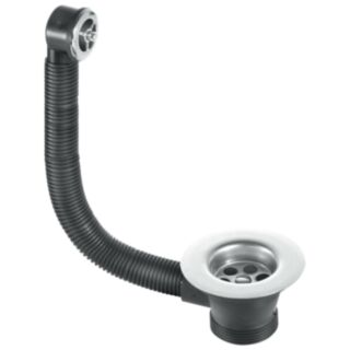 McAlpine Combined Sink Waste & Overflow Chrome 1½ x 85mm