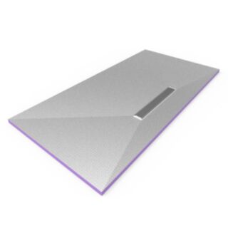 Jackoboard Aqua Line Easy Shower Tray Rectangular With Linear End Drain 30x900x1800mm