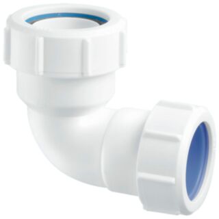 McAlpine 90° Bend Multifit To European Pipe Size 1¼ x 32mm