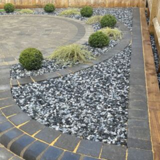 Bulk Bag Black Ice Chippings 20mm Approximately 0.5 Cubic Metre 800-850kg