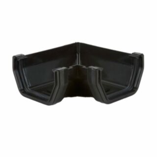 Square Gutter 90° Angle Bend Black 114mm