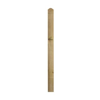 Burbidge Decking Newel Post Traditional Square Patrice Complete With Pyramid Cap Treated 82x82x1500mm
