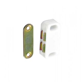 Fastpak Magnetic Cabinet Catch White 40mm 10pk