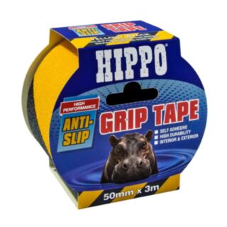 HIPPO Anti Slip Grip Tape Yellow & Black 50mm x 3mtr