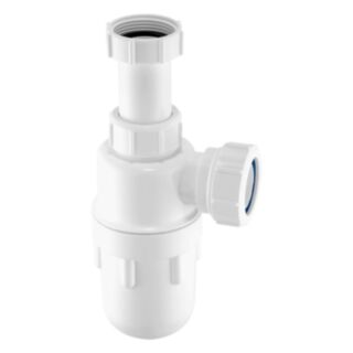 McAlpine 75mm Water Seal Adjustable Inlet Bottle Trap With Multifit Outlet 1¼
