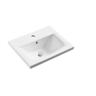 Kartell K-Vit Purity Mid Depth Ceramic Basin 1 Tap Hole 390x500mm