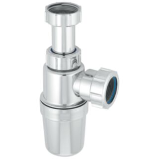 McAlpine Adjustable Inlet Bottle Trap Chrome Plated Plastic 1¼