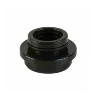 Solvent Weld Waste 2.5° Angled Adaptor PVCu Black 40mm