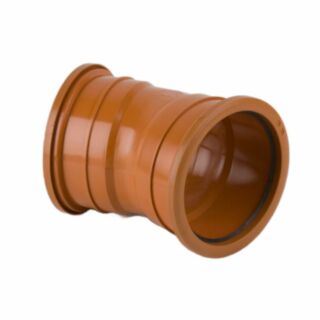 Underground 22.5° Short Radius Bend Double Socket 160mm