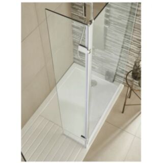 Kartell K-Vit KV8 Hinged Wetroom Return Shower Panel Screen 300x2000mm