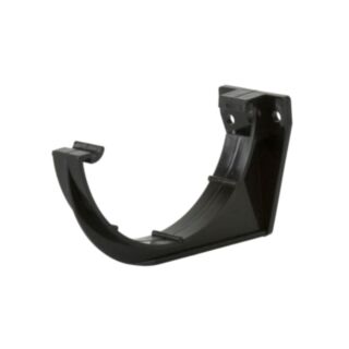 Half Round Gutter Fascia Bracket Black 112mm