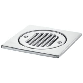 McAlpine Tiled Gulley Grille Polished Stainless Steel 150mm