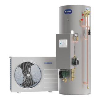Samsung Monobloc Air Source Heat Pump 5kW With Joule Kodiak 170ltr Slimline Cylinder