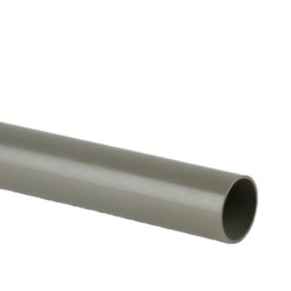 Solvent Weld Waste Pipe MuPVC Grey Olive 40mm x 3mtr