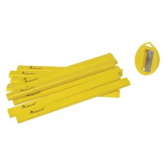 Advent Carpenters Pencil & Sharpener 10pk