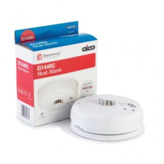 Aico Ei144RC Heat Alarm Mains Powered With Battery Back-Up
