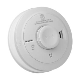 Aico Ei3030 Multi Sensor Fire & Carbon Monoxide Alarm Mains Powered With 10 Year Sealed Lithium Back-Up Battery