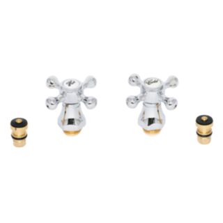 Alliance Basin Tap Cross Top Head Conversion Chrome Kit ½