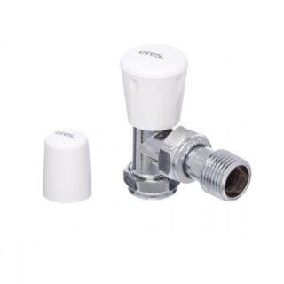 Altecnic Eres Angled Manual Radiator Valve With Lockshield 15mm