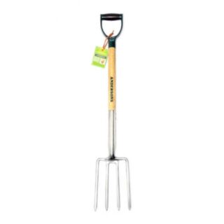 Andersons Border Fork With Hardwood Shaft & Ergonomic Soft Grip Stainless Steel