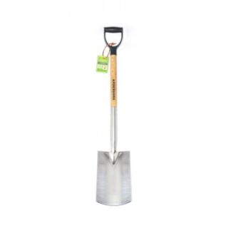 Andersons Digging Spade With Hardwood Shaft & Ergonomic Soft Grip Stainless Steel
